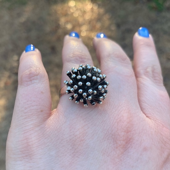 Artisan Silver Spike Ring - Picture 3 of 16